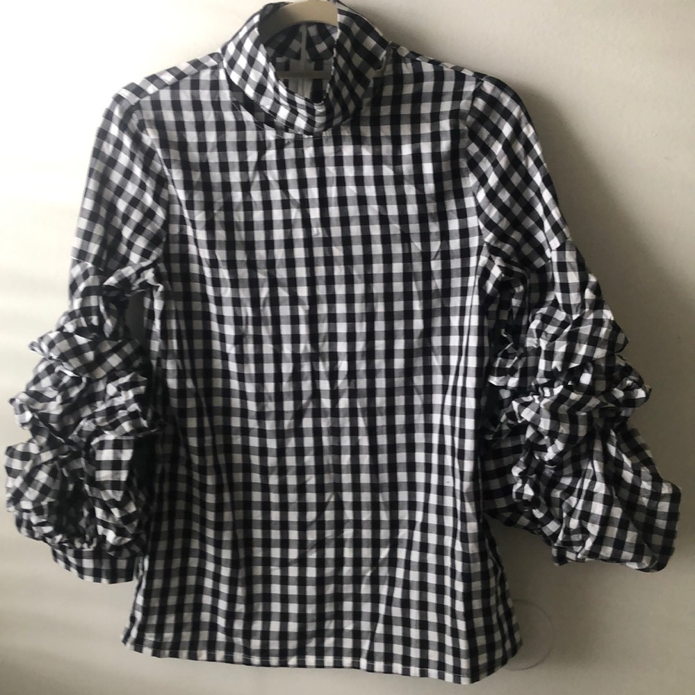 NWOT Blouse with amazing sleeves
